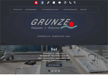 Tablet Screenshot of grunze-ht.de